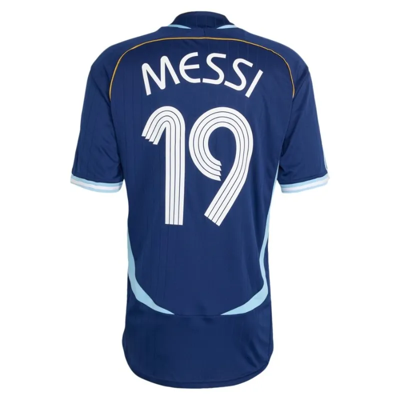 Maillot Extérieur Rétro Argentine MESSI 2006 Bleu