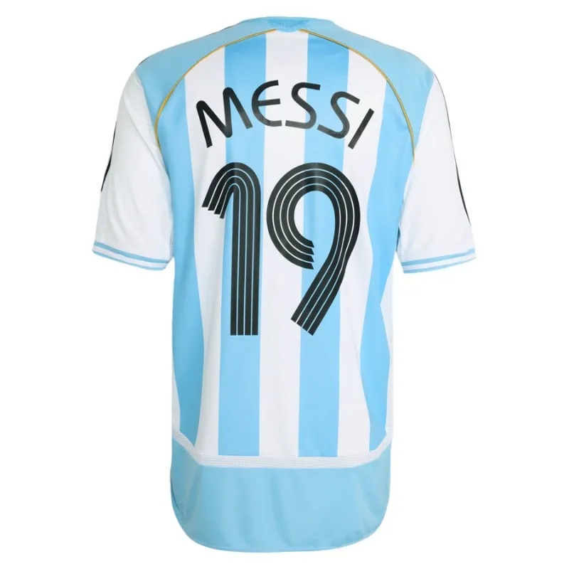 Argentinien MESSI 2006 Retro Heimtrikot Blau Weiß