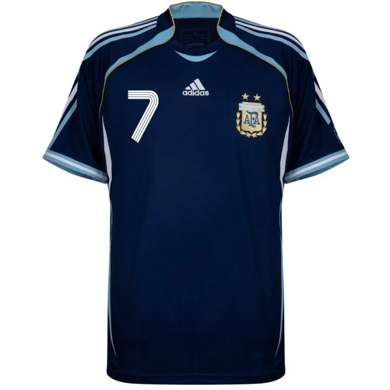 Maillot Extérieur Rétro Argentine SAVIOLA 2006 Bleu
