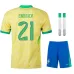 ENDRICK Brasilien 2024/25 Heim Kinder Fan-Trikotset - Gelb