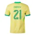 ENDRICK Brasilien 2024/25 Heim Kinder Fan-Trikotset - Gelb