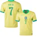 Vini Jr. Brasilien Heimtrikot 2024/25, Fanausgabe, Gelb