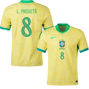 Paquetá, Brasilien Heimtrikot 2024/25, Fanausgabe, Gelb