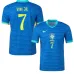 Vini Jr. Camiseta de fuera del Brasil 2024/25, edición de hinchas, Azul