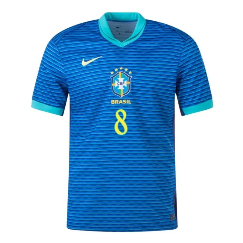 Paquetá, Brasilien Auswärts-Trikot 2024/25, Fanausgabe, Blau