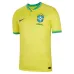 Jersey du supporter du Brésil pour la Coupe du monde 2022 (Maillot principal, Jaune)