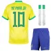 Brasilien 2022 Weltmeisterschaft Heim-Kinder-Trikot von Neymar Jr (Gelb)