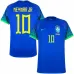 Maglia replica blu per tifosi della Coppa del Mondo 2022 del Brasile per Neymar Jr.