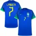 L. Paqueta, Maillot de supporter du Brésil pour la Coupe du monde 2022 (Maillot extérieur, Bleu)
