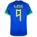G. Jesus, Camiseta de hincha del Brasil para la Copa Mundial 2022 (Camiseta de visita, Azul)