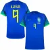 G. Jesus, Camiseta de hincha del Brasil para la Copa Mundial 2022 (Camiseta de visita, Azul)