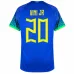 Vini Jr, Camiseta de hincha del Brasil para la Copa Mundial 2022 (Camiseta de visita, Azul)