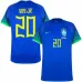 Maillot extérieur Vini Jr Brésil Coupe du Monde 2022 - Bleu