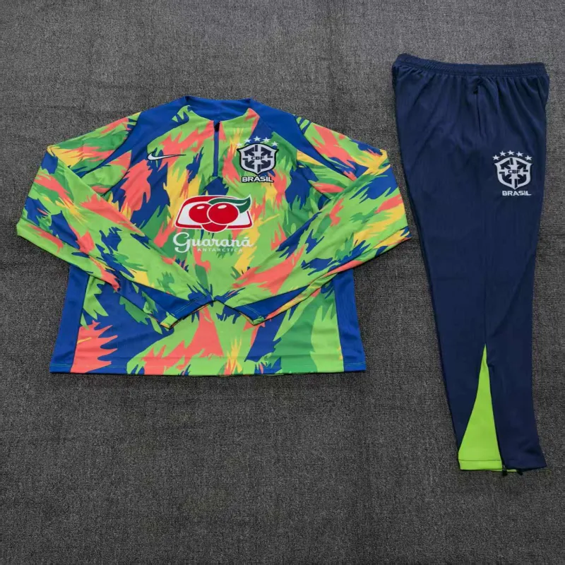 Brazil 2025/26 Kids Sports Set Green