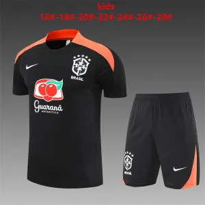 Brazil 2025/26 Kids Training Set black