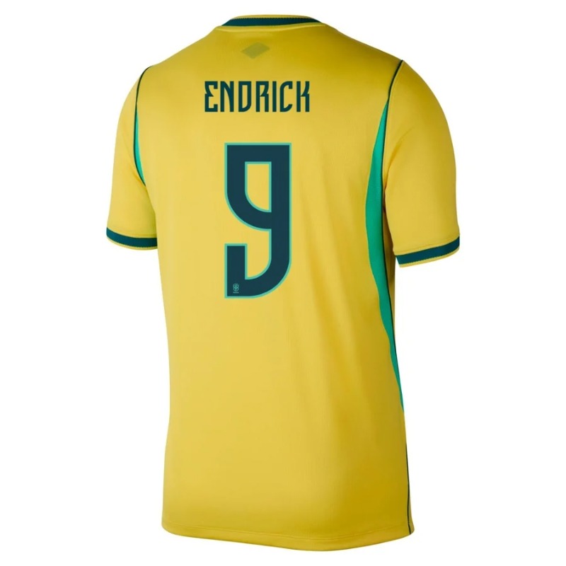 Brasilien ENDRICK 2026/27 Heimtrikot Gelb