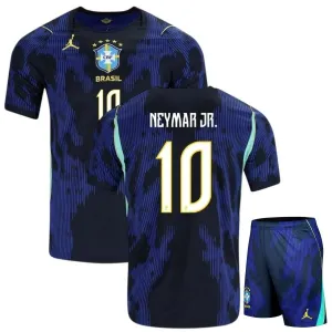 Completo Away Bambini Brasile NEYMAR JR 2026/27 Blu