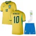Brasil NEYMAR JR 2026/27 Camiseta Local Niño Amarillo