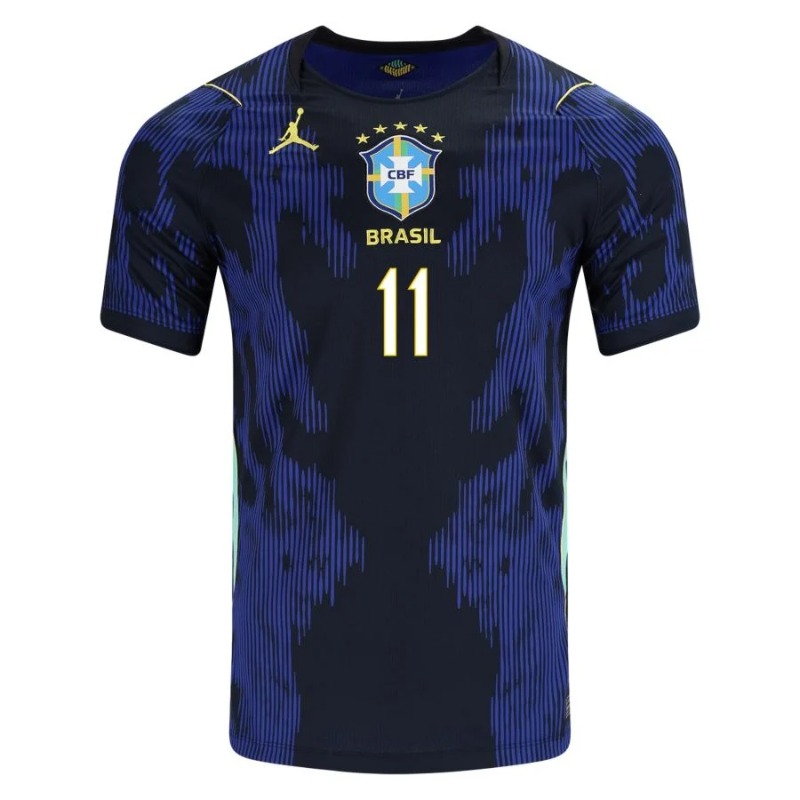 Brazil RAPHINHA 2026/27 Kids Away Set Blue