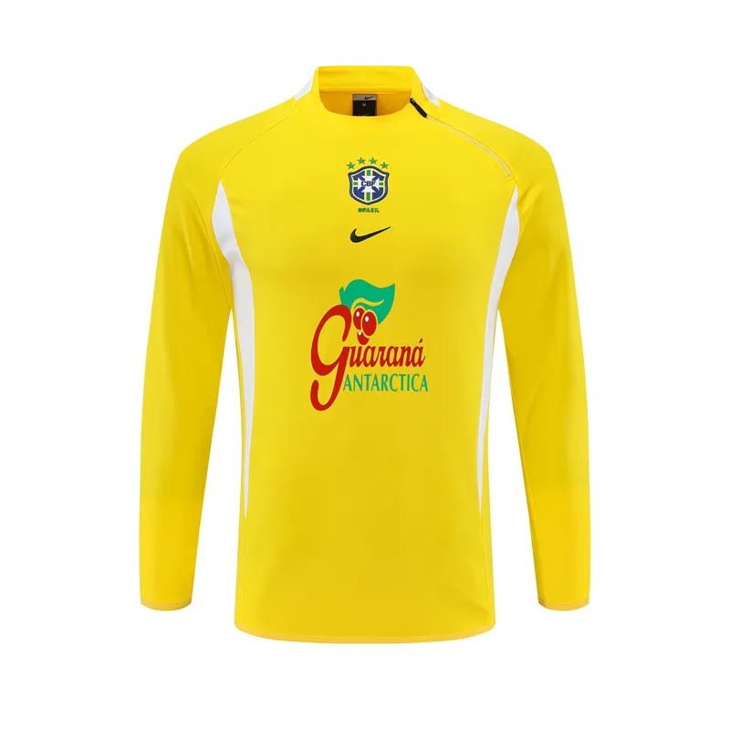 Brésil 2002 Vêtements de Sport Vintage Jaune