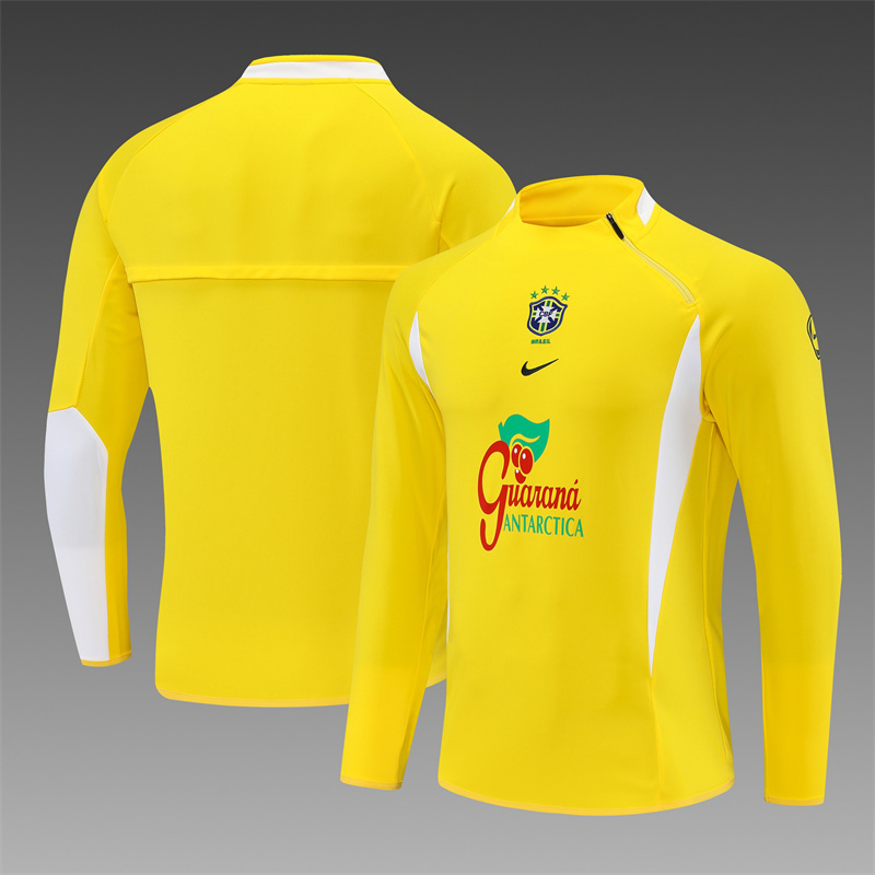 Brésil 2002 Vêtements de Sport Vintage Jaune