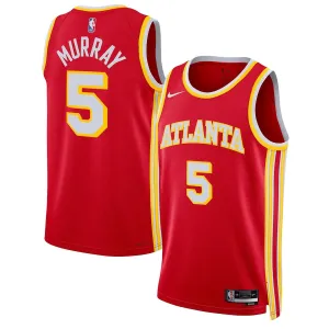 Dejounte Murray, Maglia Swingman unisex degli Atlanta Hawks - Edizione Icona - Rosso