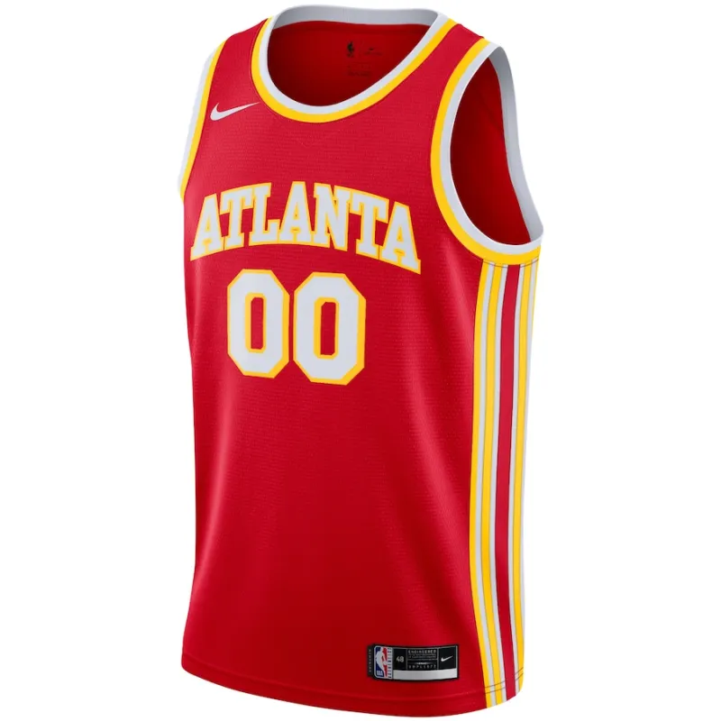 Atlanta Hawks Maillot personnalisé Swingman 2020/21 - Édition Icône - Rouge