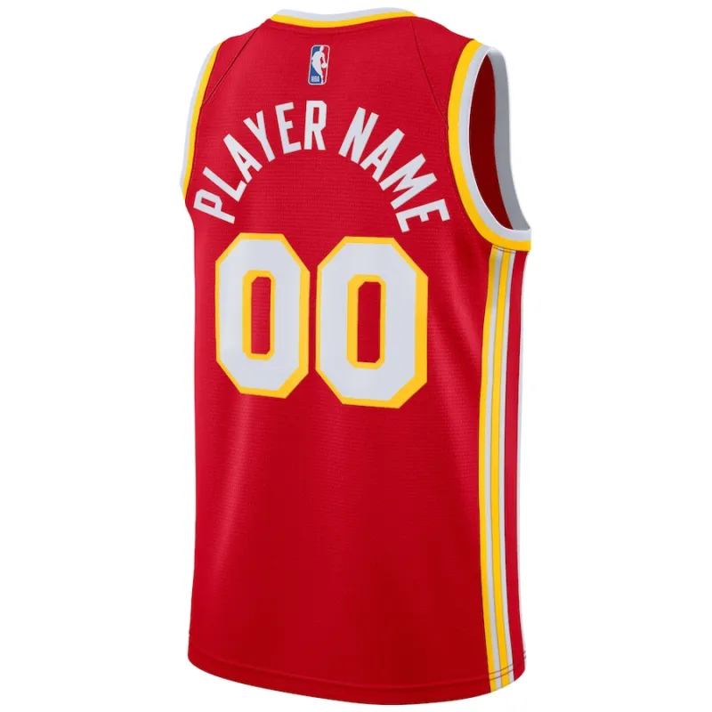 Atlanta Hawks Maillot personnalisé Swingman 2020/21 - Édition Icône - Rouge