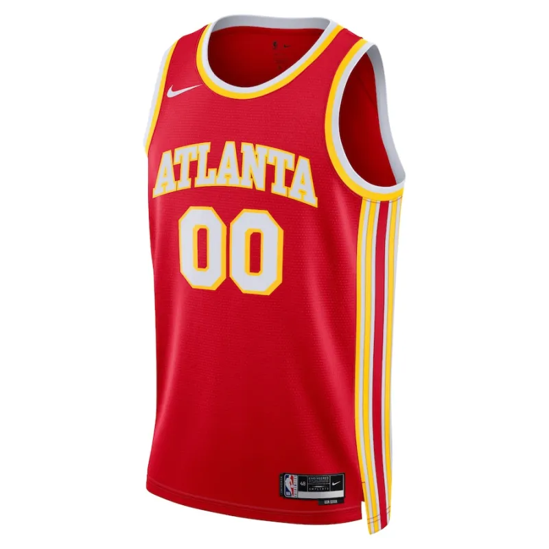 Atlanta Hawks Camiseta personalizada Swingman unisex - Edición Ícono - Rojo