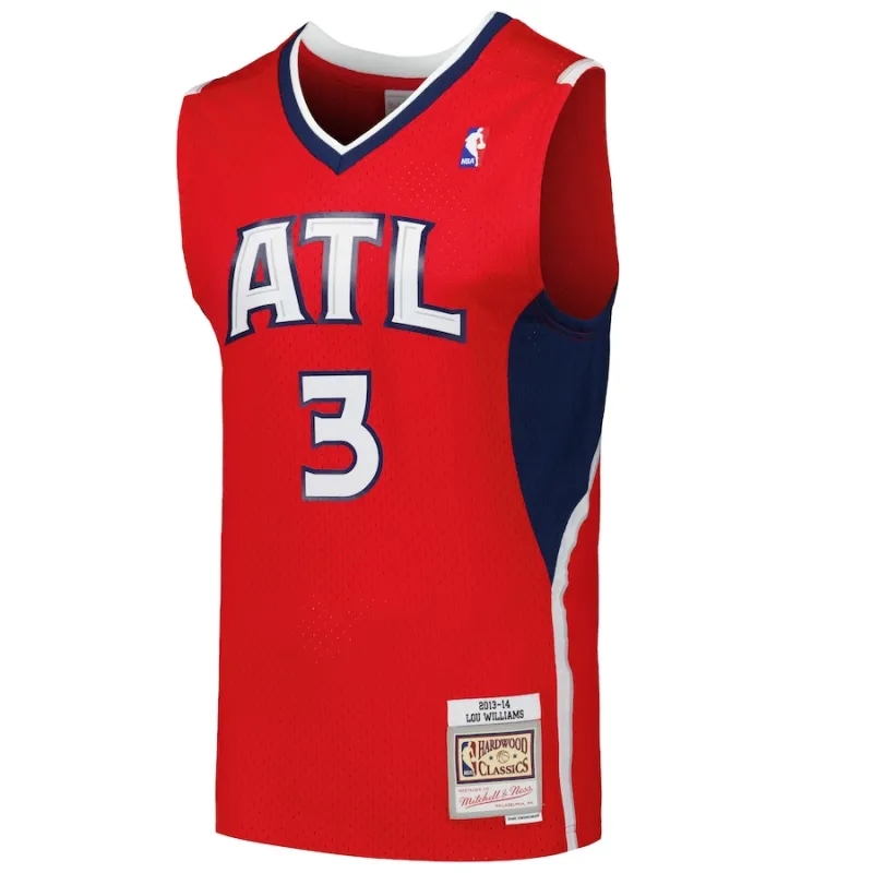 Camiseta Lou Williams Atlanta Hawks Mitchell & Ness 13/14 HWC
