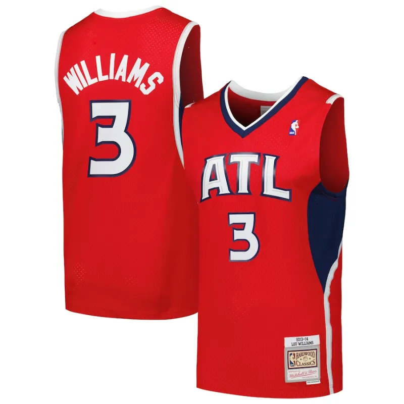 Camiseta Lou Williams Atlanta Hawks Mitchell & Ness 13/14 HWC