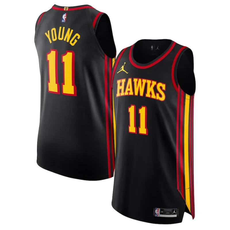 Camiseta Trae Young Atlanta Hawks Jordan Brand Statement Edition