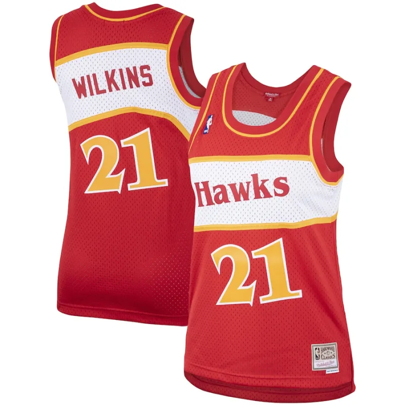 Maillot Dominique Wilkins Atlanta Hawks Mitchell & Ness HWC Femme