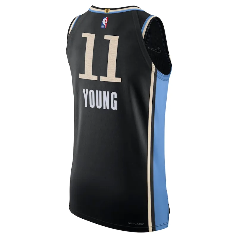 Trae Young, Camiseta de los Atlanta Hawks - Edición Ciudad - Negro