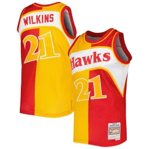 Canotta Basket Dominique Wilkins Hawks Mitchell & Ness 1986/87 Retro