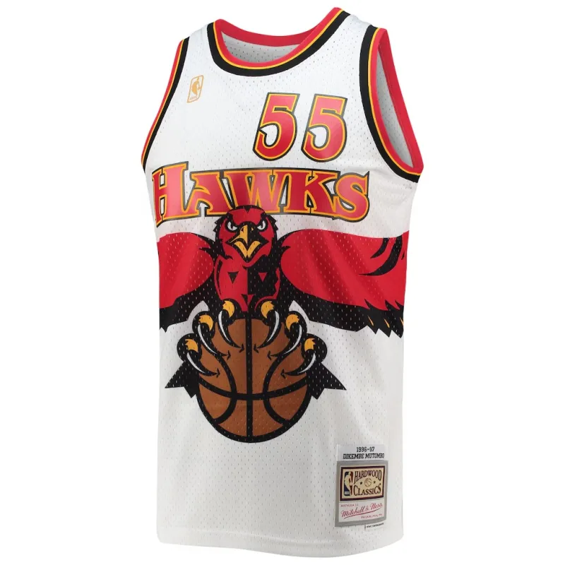 Atlanta Hawks Dikembe Mutombo 1996/97 Swingman Jersey - White