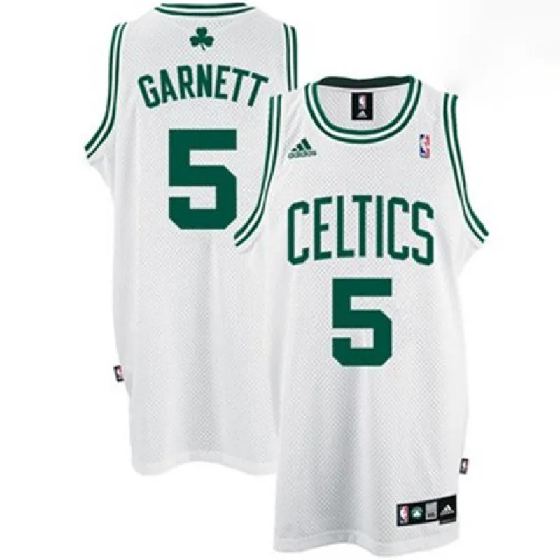 Kevin Garnett Boston Celtics White Retro Jersey