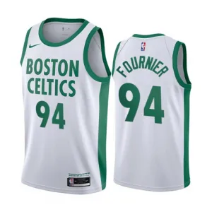Evan Fournier, Boston Celtics 2020/21 - Édition Ville, Blanc
