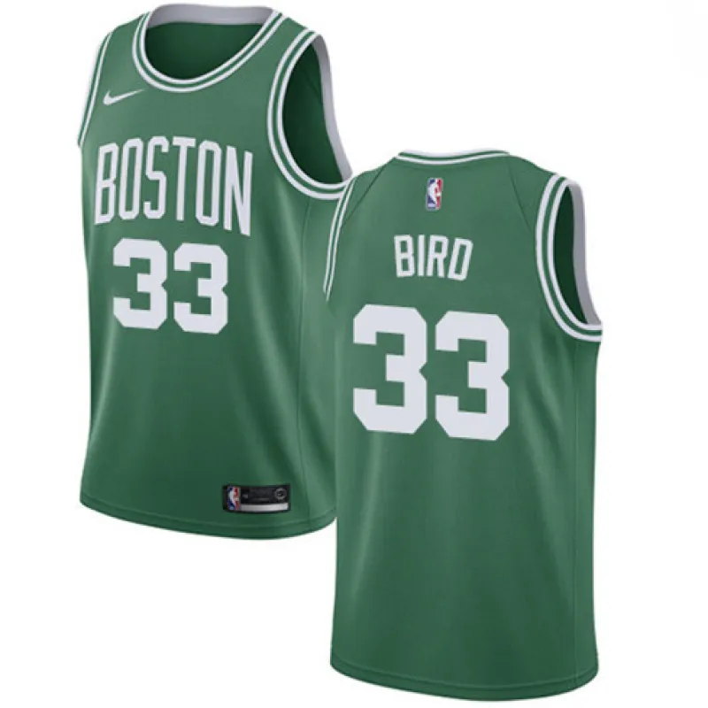 Larry Bird Boston Celtics Icon Edition Grünes Trikot