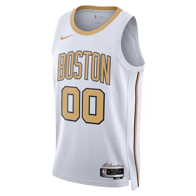 Boston Celtics 2025/26 Maillot Swingman Unisexe - Édition Ville - Blanc