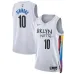 Ben Simmons, Brooklyn Nets Unisex Swingman-Jersey der Saison 2022/23 - City-Edition - Weiß