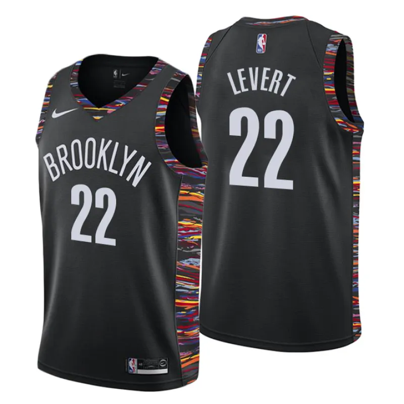 Caris LeVert, de los Brooklyn Nets 2018/2019 - Edición Ciudad, Negro