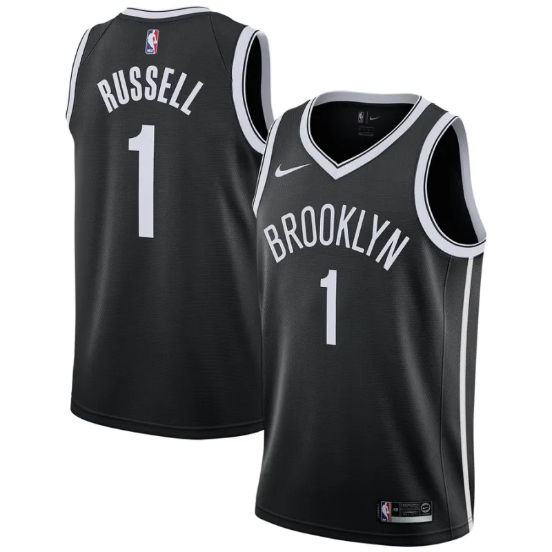 D'Angelo Russell, dei Brooklyn Nets 2018/2019 - Edizione icona, Nero