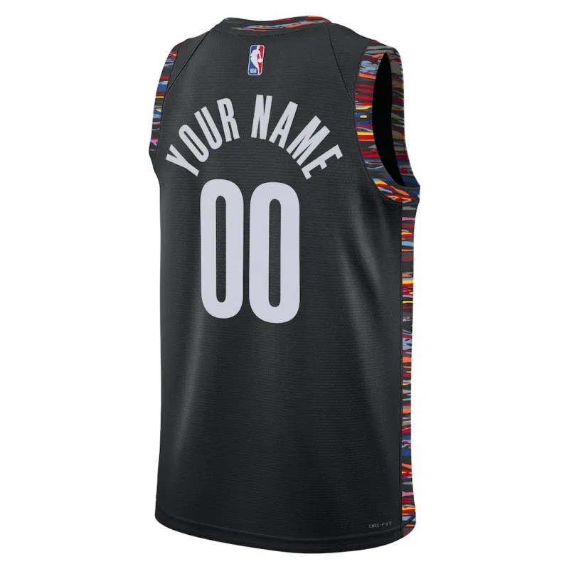 Brooklyn Nets 2025/26 Maillot Unisexe Édition Ville - Noir