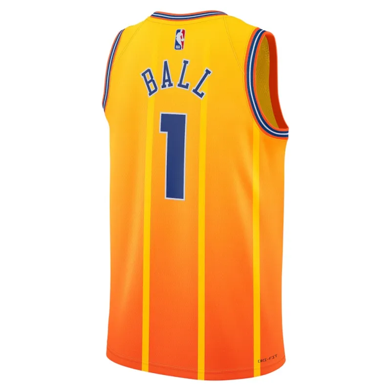 Charlotte Hornets LaMelo Ball 2025/26 Swingman Trikot - Stadtedition - Orange