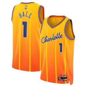 Charlotte Hornets LaMelo Ball 2025/26 Maglia Swingman - Edizione Città - Arancione