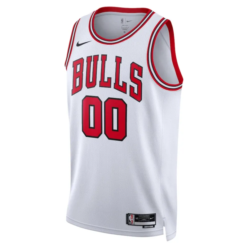 Chicago Bulls Unisex Swingman Custom Jersey - Association Edition - White
