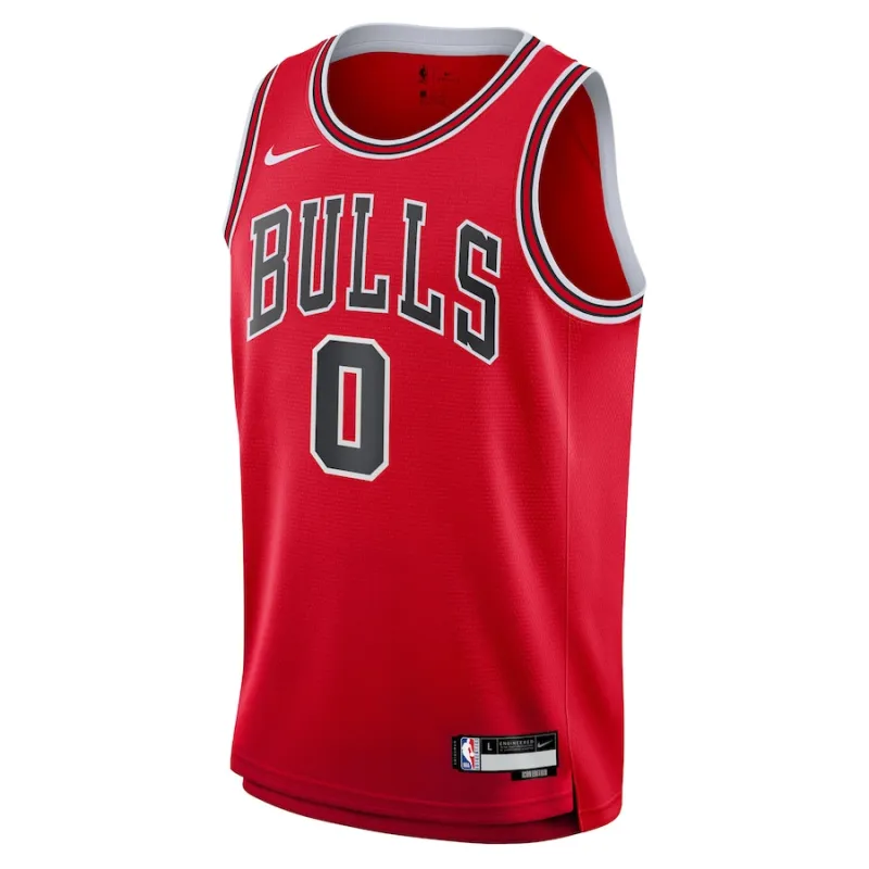 Coby White Chicago Bulls Jugend-Fan-Jersey - Icon Edition - Rot