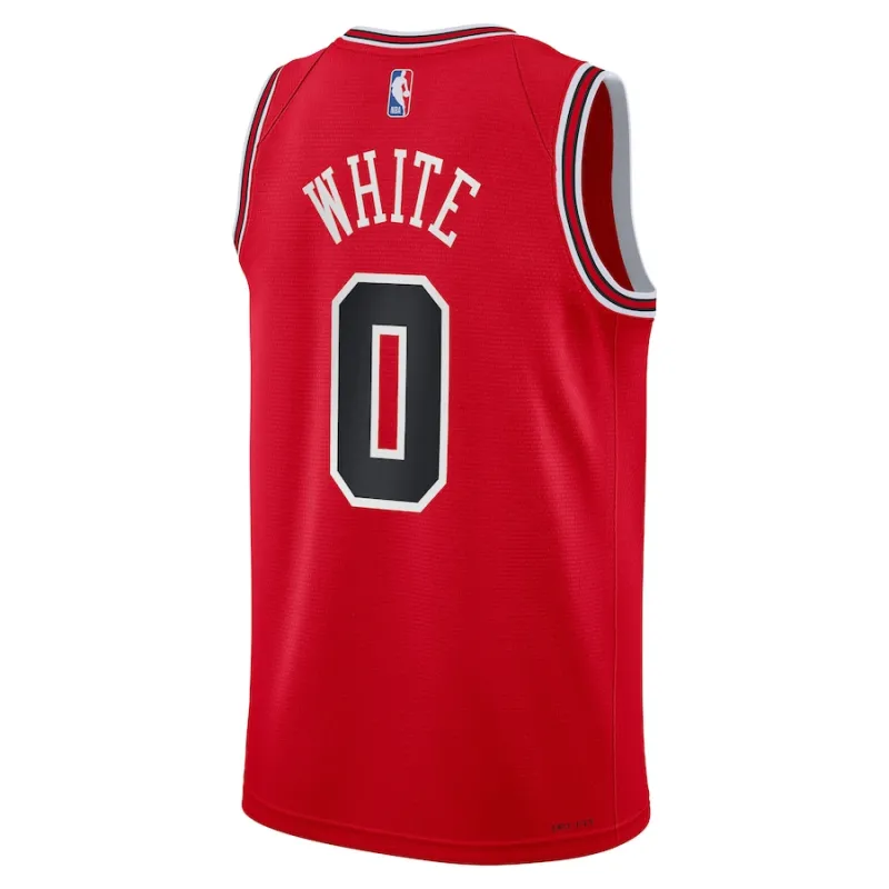 Coby White Chicago Bulls Jugend-Fan-Jersey - Icon Edition - Rot
