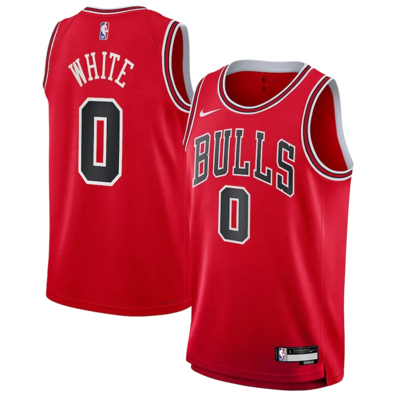 Coby White Chicago Bulls Jugend-Fan-Jersey - Icon Edition - Rot